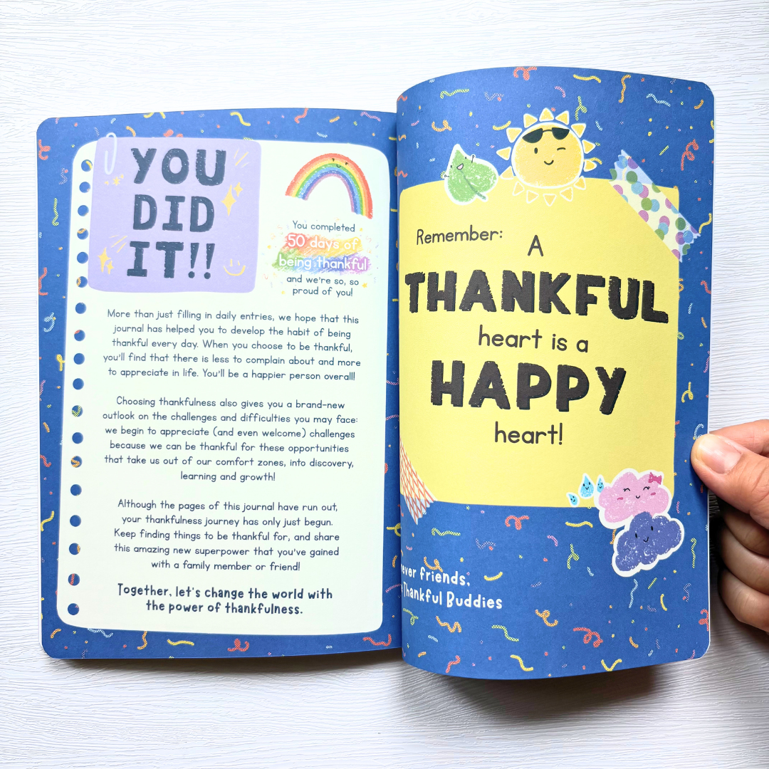 A Thankfulness Journal - A Thankful Heart is a Happy Heart