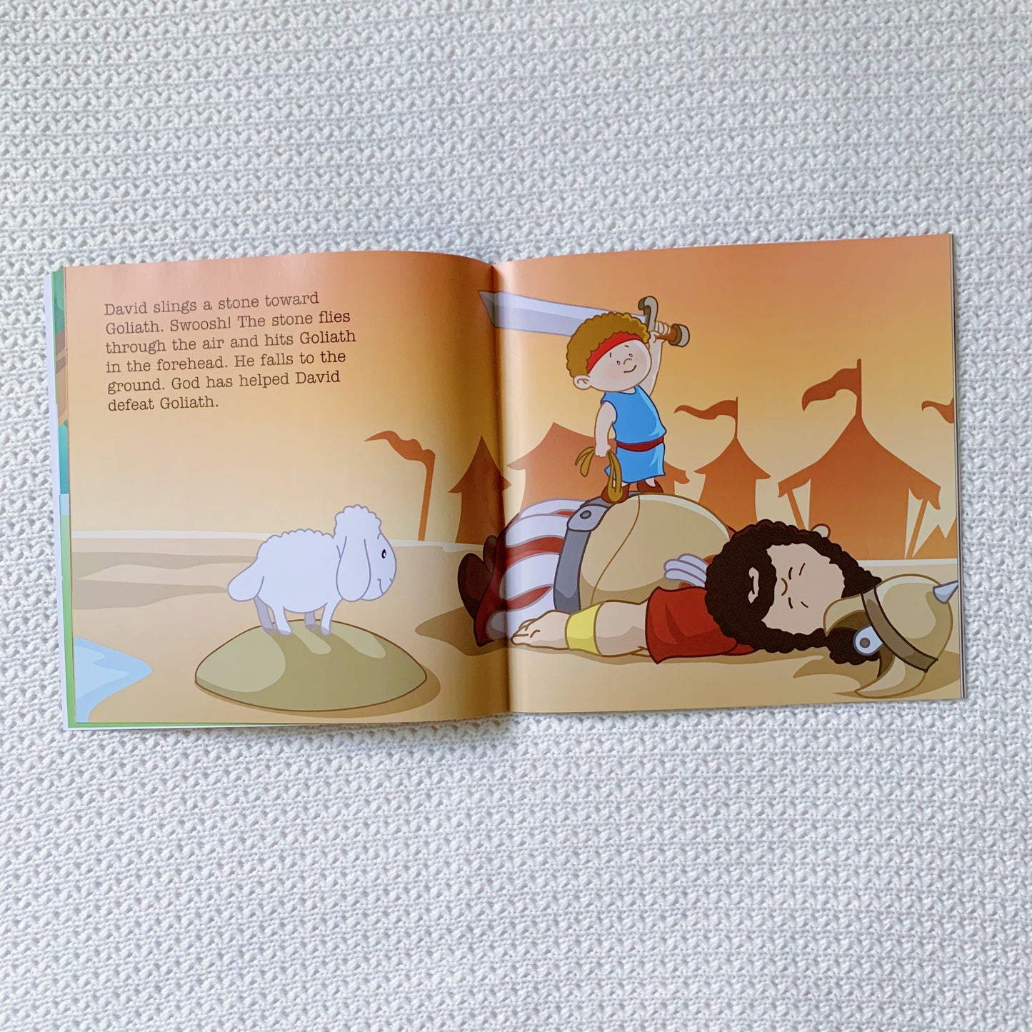 Little Bible Heroes: David + Esther (Flip Over Book)