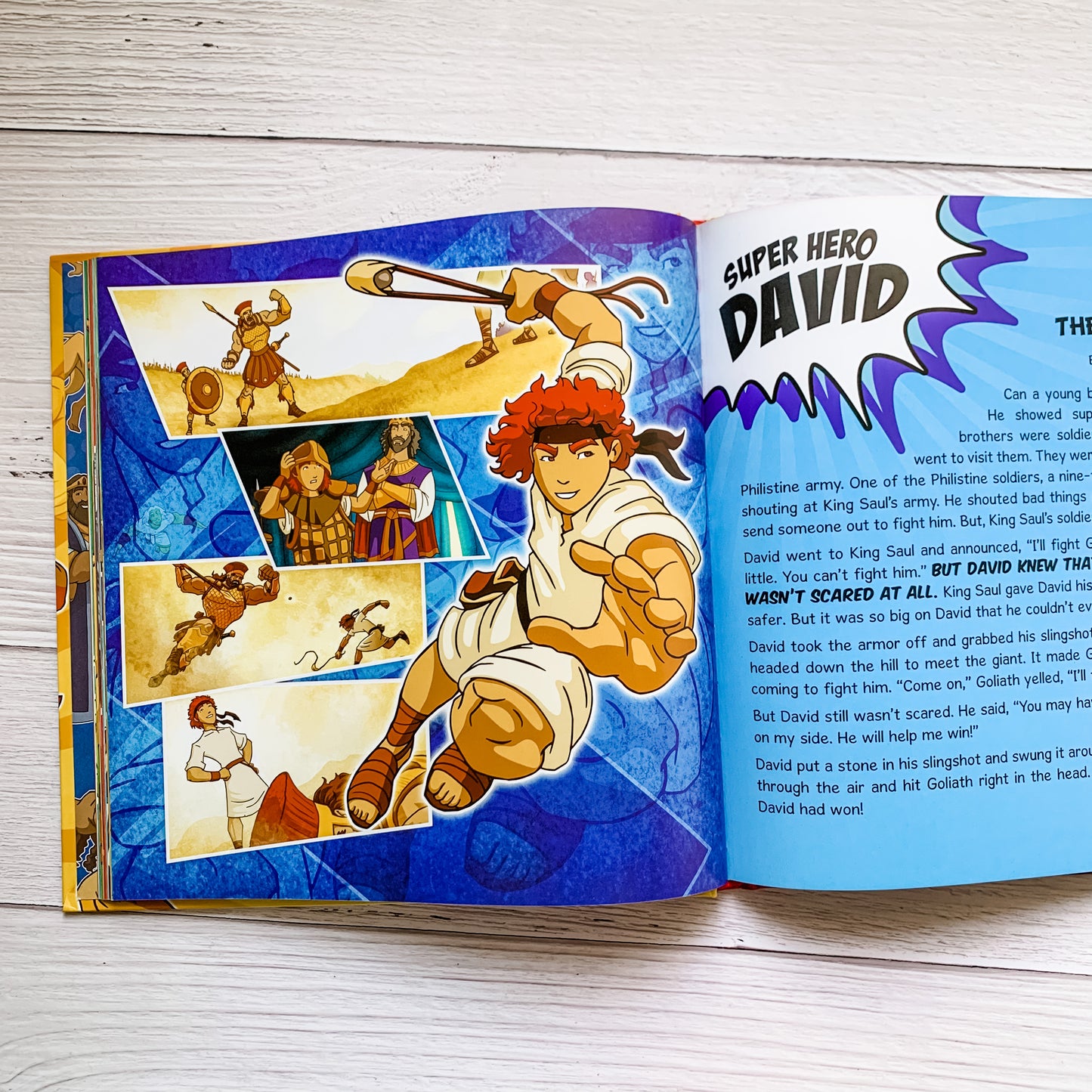 Super Heroes Storybook: Strong and brave Bible heroes who changed the world for Jesus