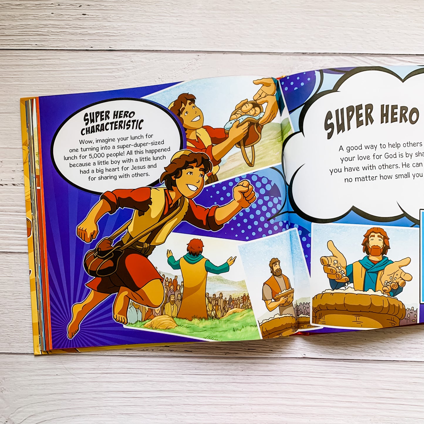 Super Heroes Storybook: Strong and brave Bible heroes who changed the world for Jesus
