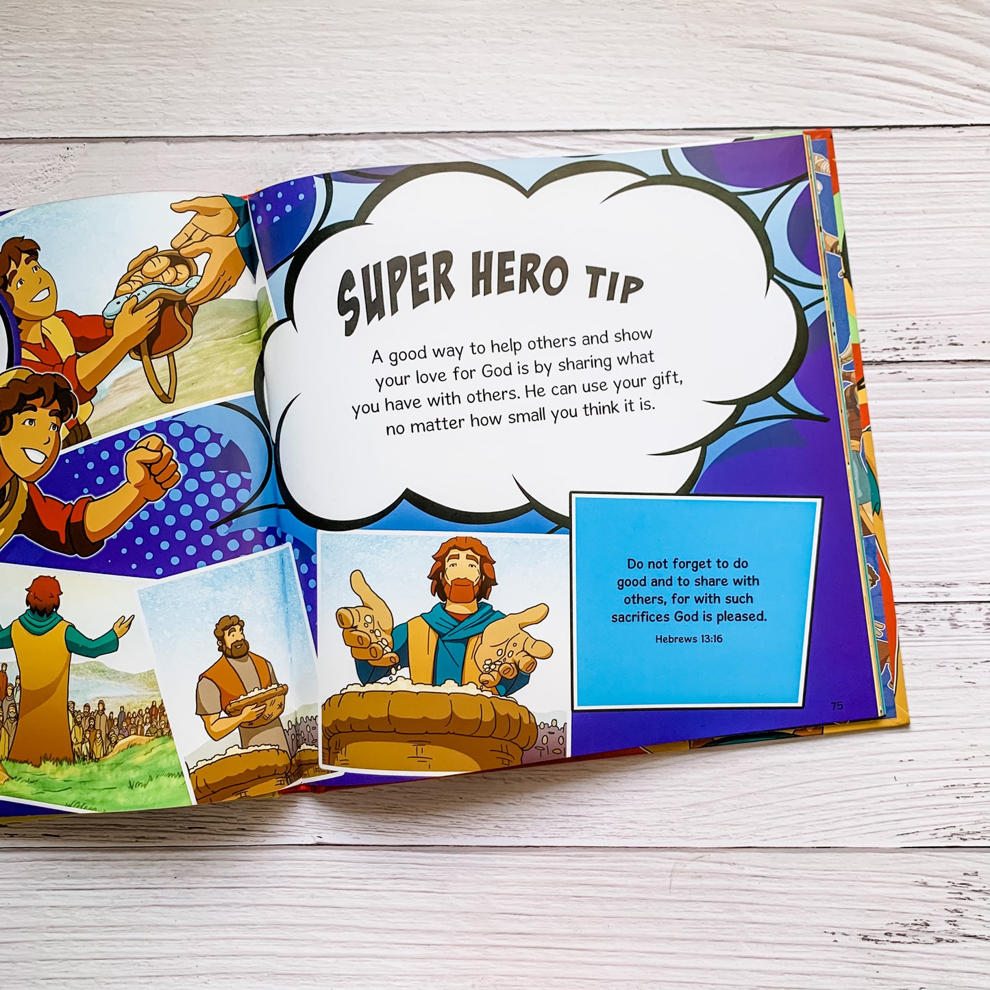 Super Heroes Storybook: Strong and brave Bible heroes who changed the world for Jesus