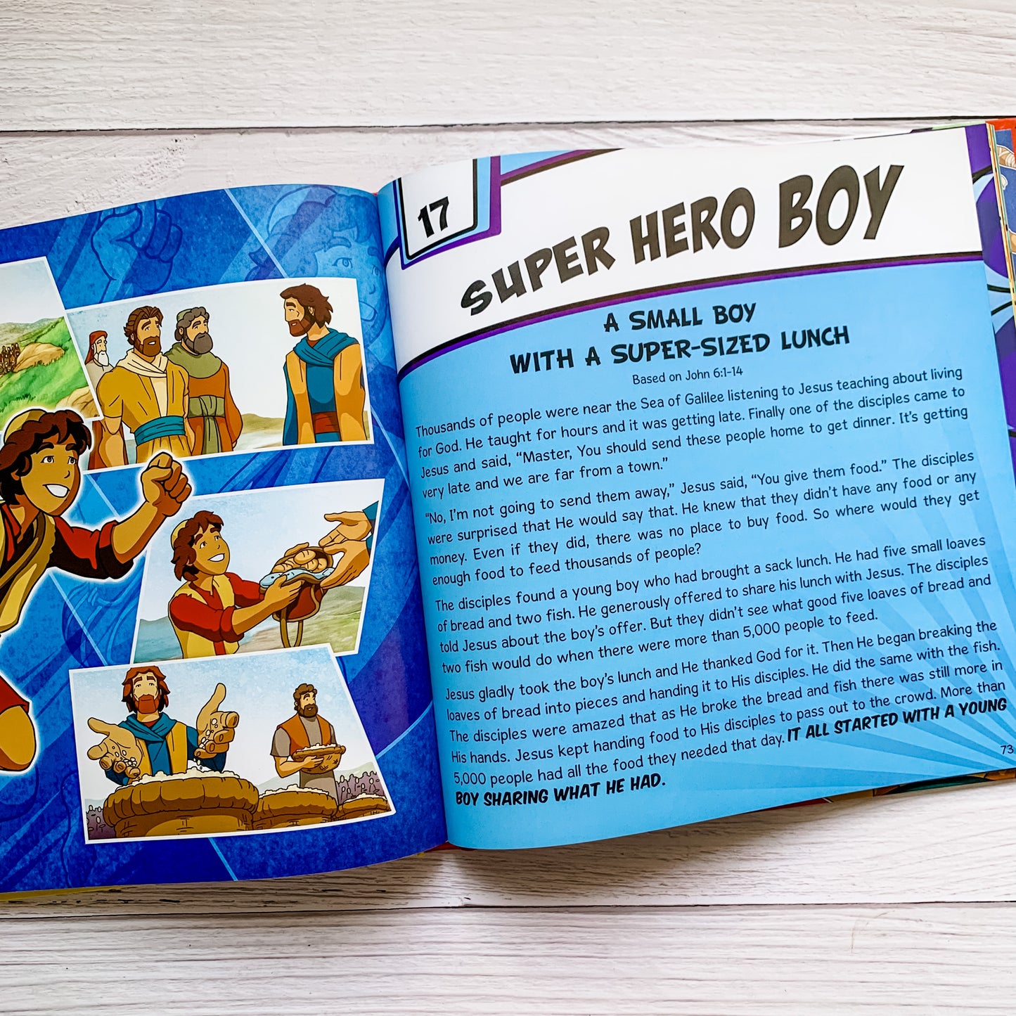 Super Heroes Storybook: Strong and brave Bible heroes who changed the world for Jesus