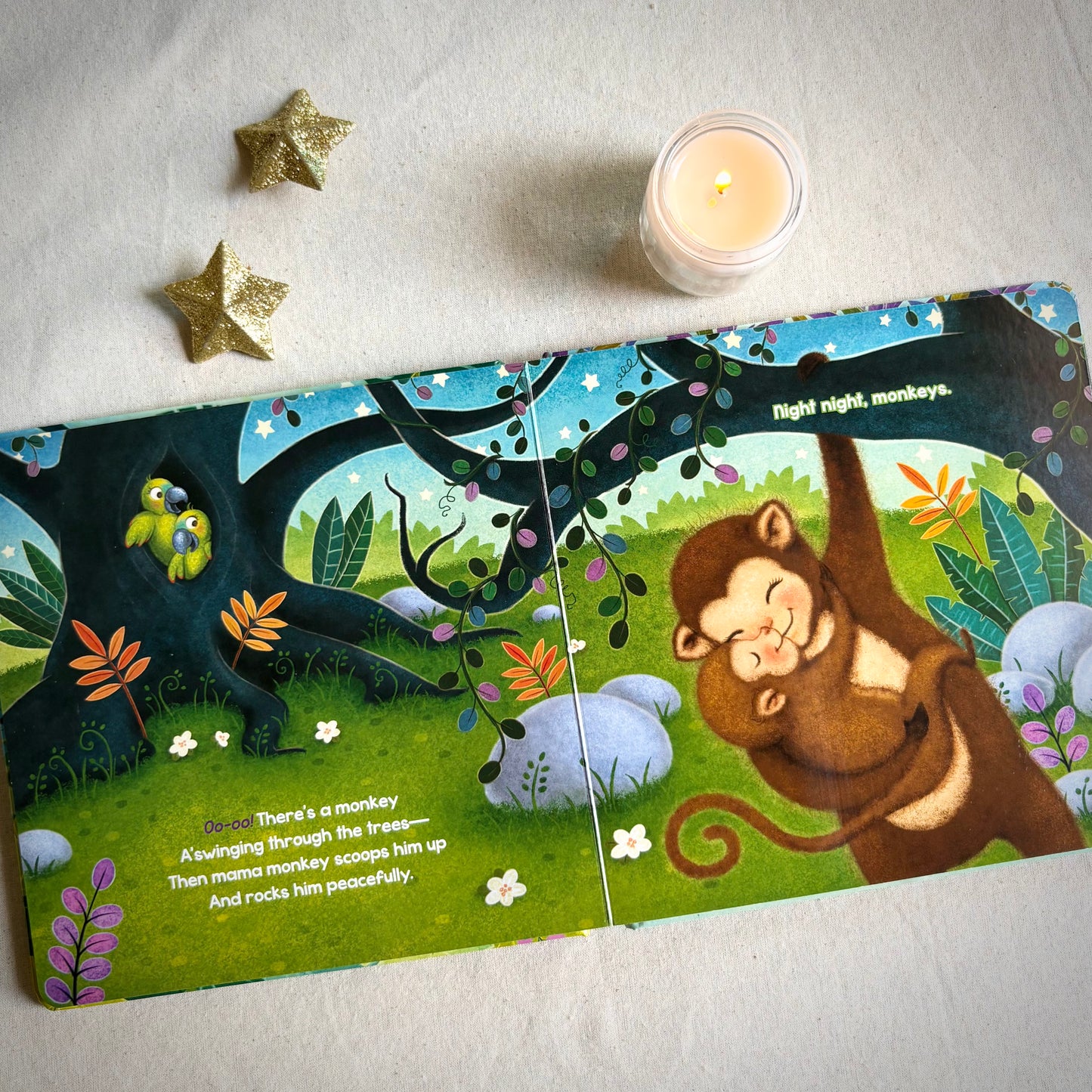 Bedtime Blessings Bundle – Christian bedtime gift set with Night Night, Jungle and faith sticker packs for children.