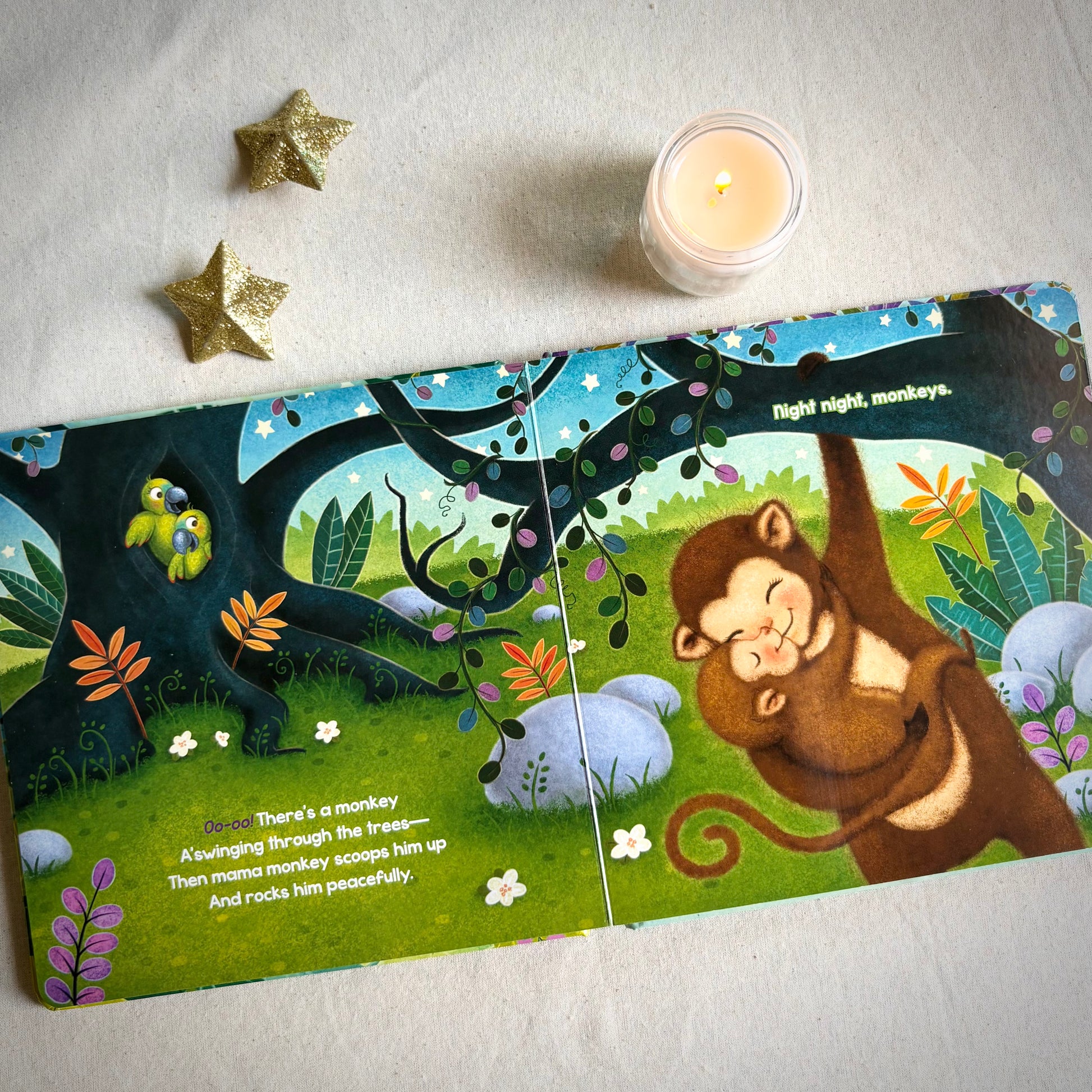 Bedtime Blessings Bundle – Christian bedtime gift set with Night Night, Jungle and faith sticker packs for children.