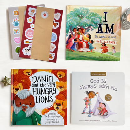 God Is Near Bundle – Christian story gift set for little ones about God’s love and courage.