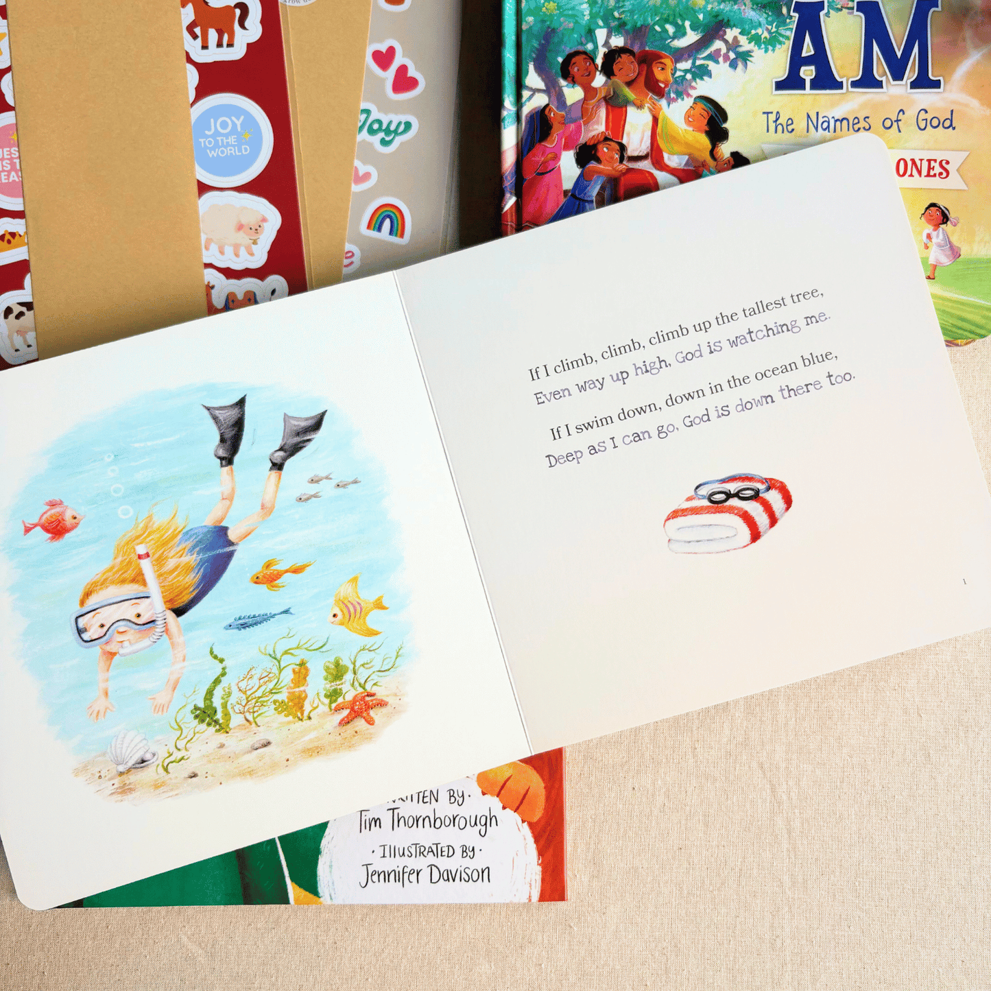 God Is Near Bundle – Christian story gift set for little ones about God’s love and courage.