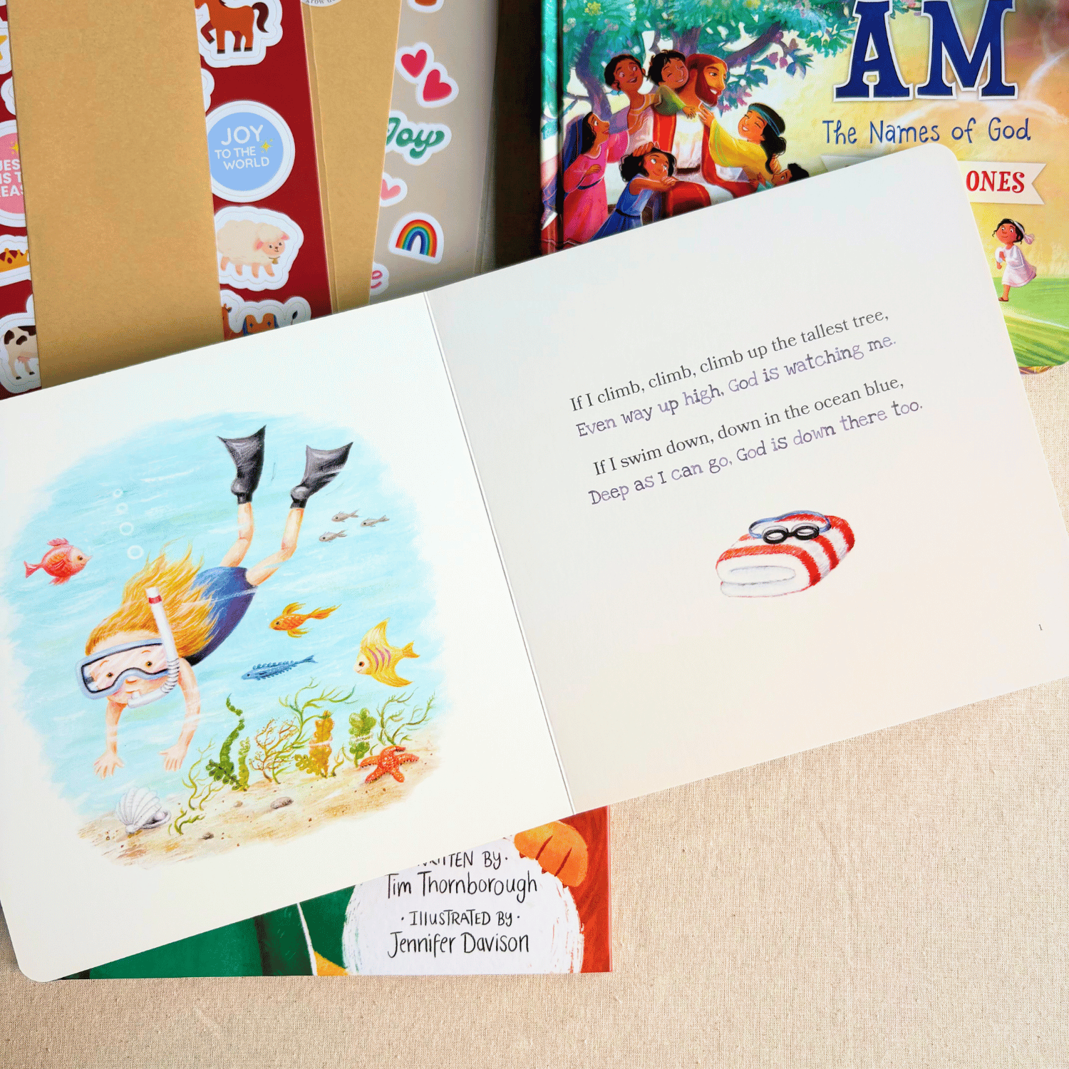 God Is Near Bundle – Christian story gift set for little ones about God’s love and courage.