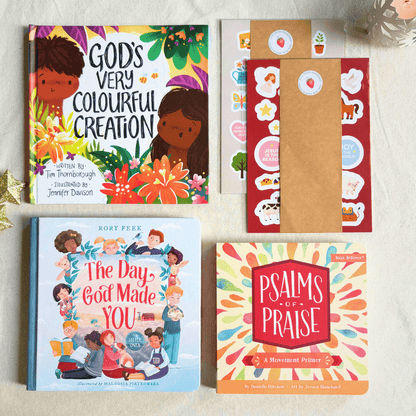 Creation & Praise Bundle – Christian story gift set for babies and toddlers celebrating God’s creation.
