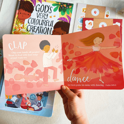 Creation & Praise Bundle – Christian story gift set for babies and toddlers celebrating God’s creation.