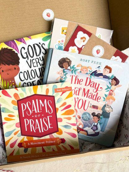 Creation & Praise Bundle – Christian story gift set for babies and toddlers celebrating God’s creation.