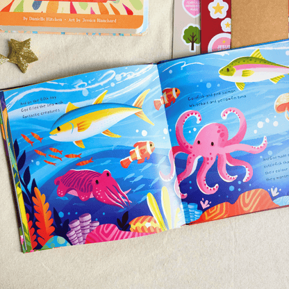 Creation & Praise Bundle – Christian story gift set for babies and toddlers celebrating God’s creation.