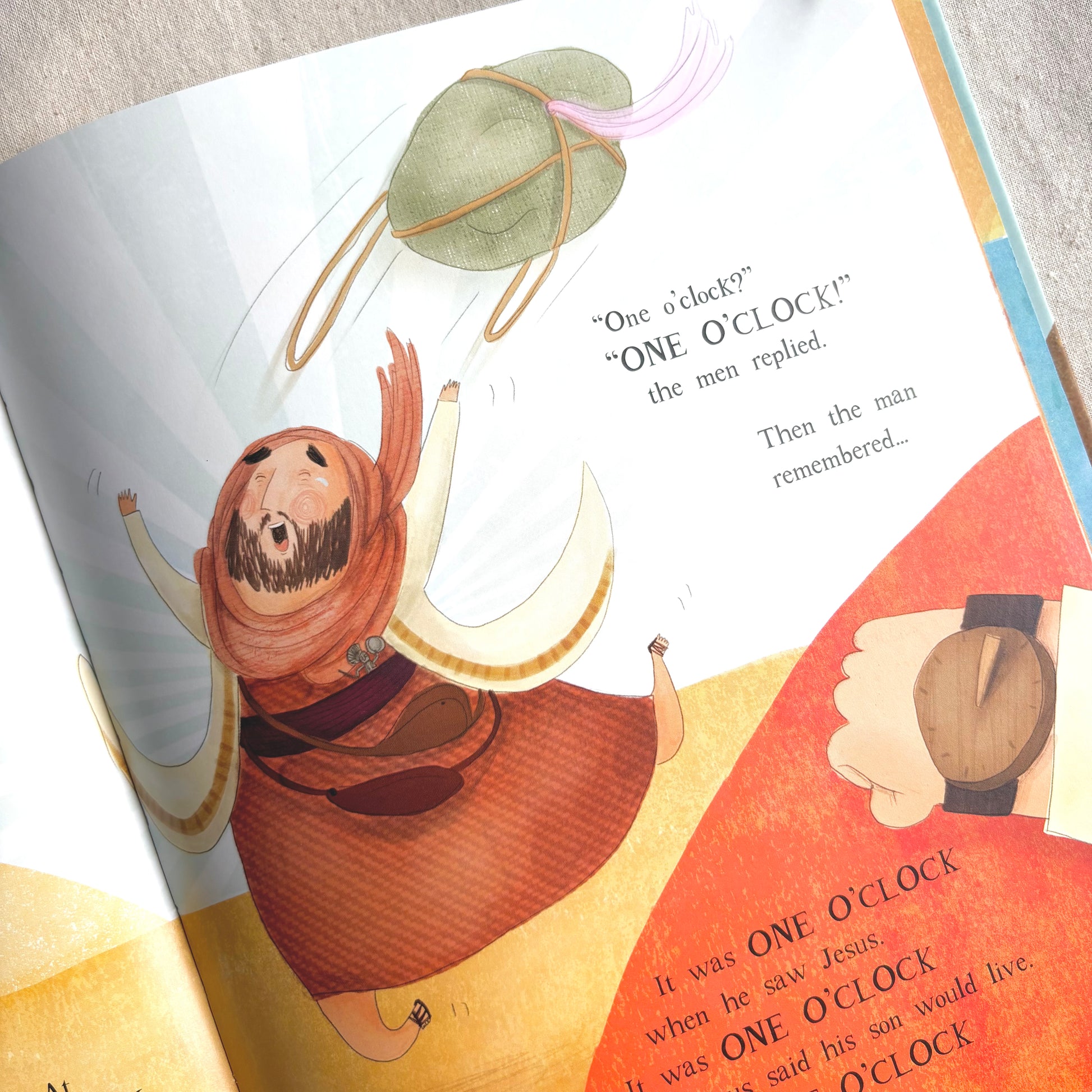 The Miracle of Jesus Storytime Bundle – Christian children’s gift set with The One O’Clock Miracle and faith stickers.