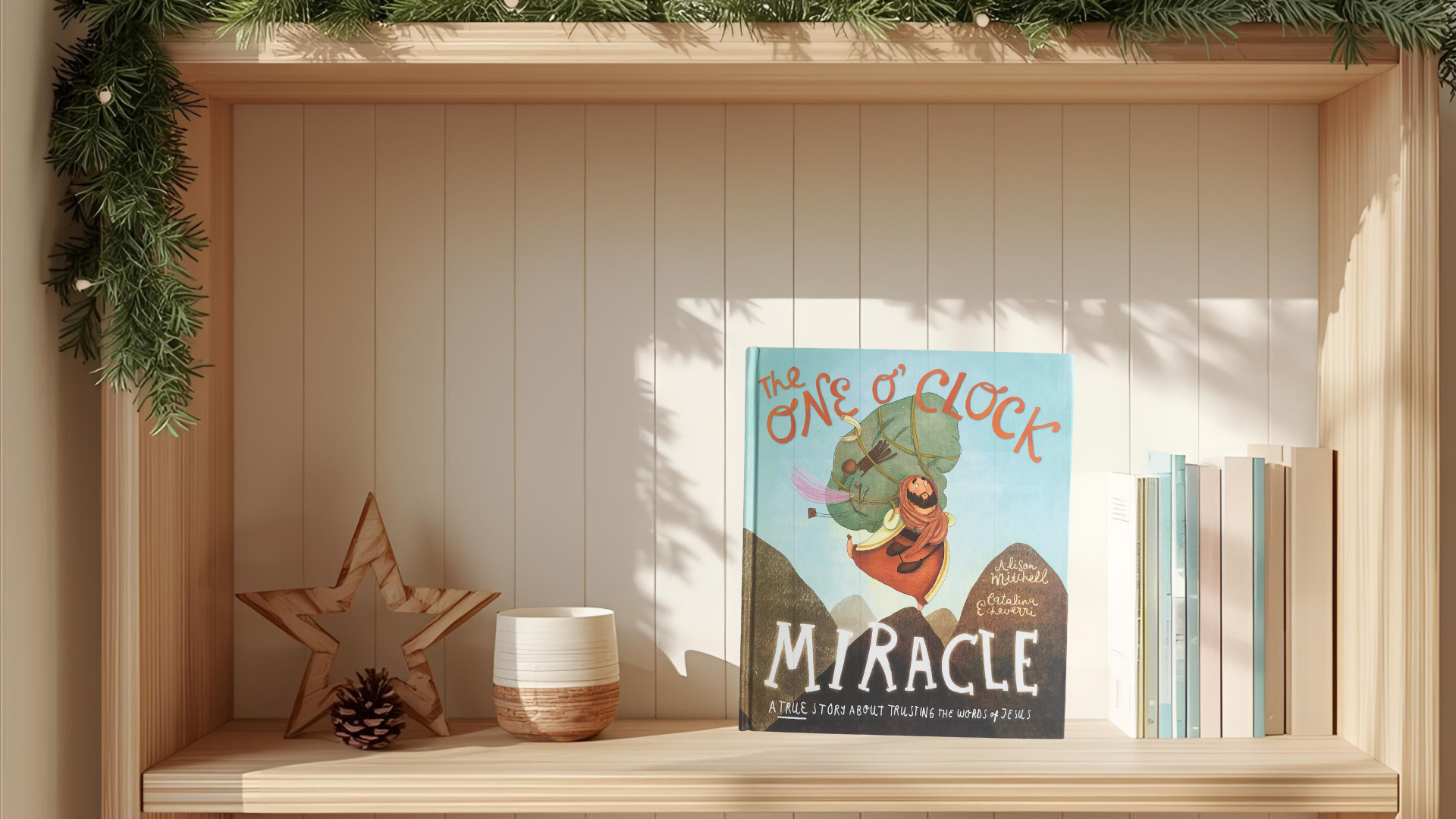 The Miracle of Jesus Storytime Bundle – Christian children’s gift set with The One O’Clock Miracle and faith stickers.