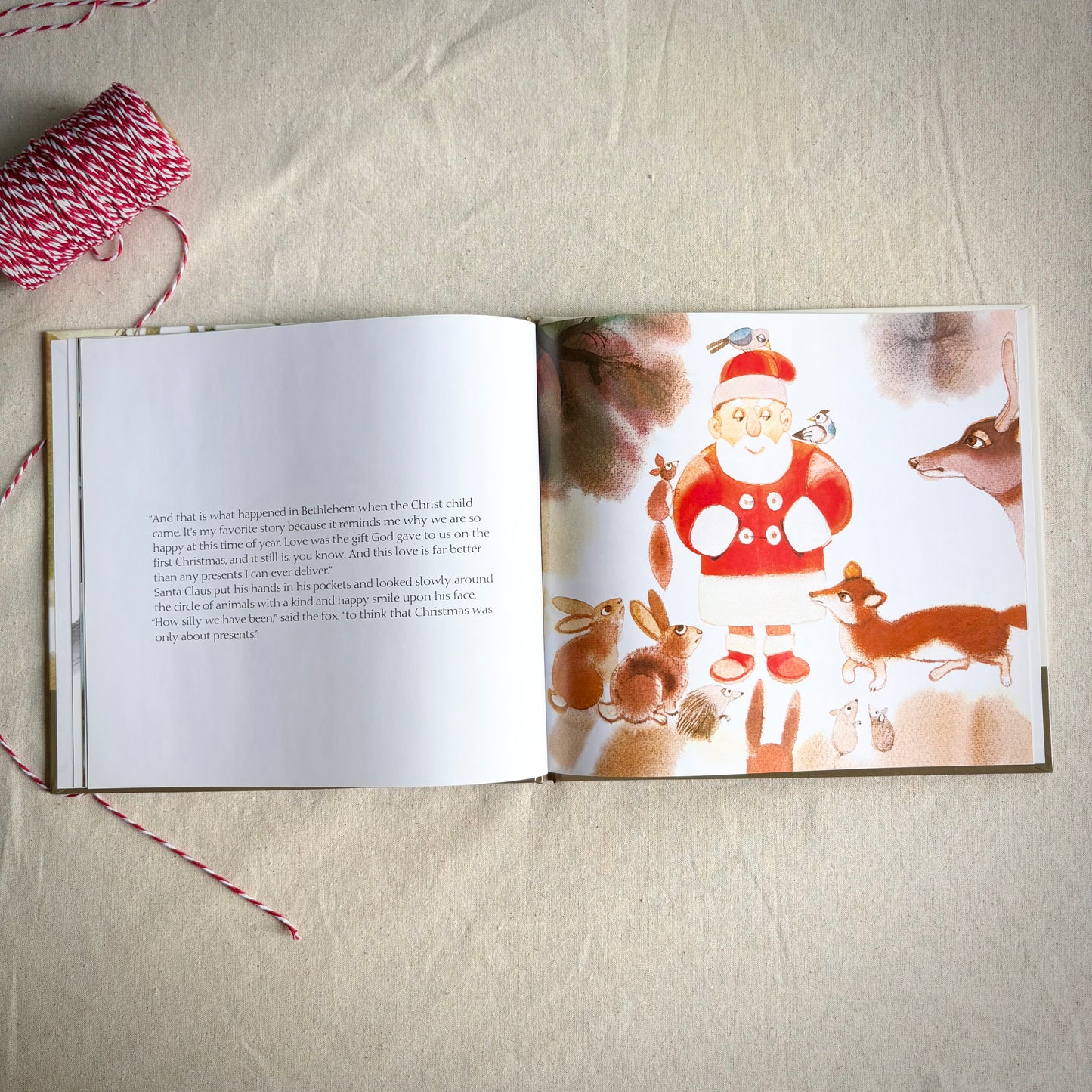 Santa’s Favorite Story – Christian Christmas picture book about Jesus’ birth.