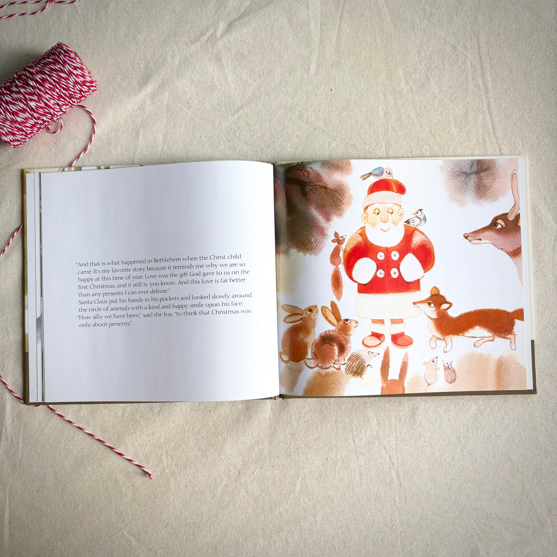 Santa’s Favorite Story – Christian Christmas picture book about Jesus’ birth.