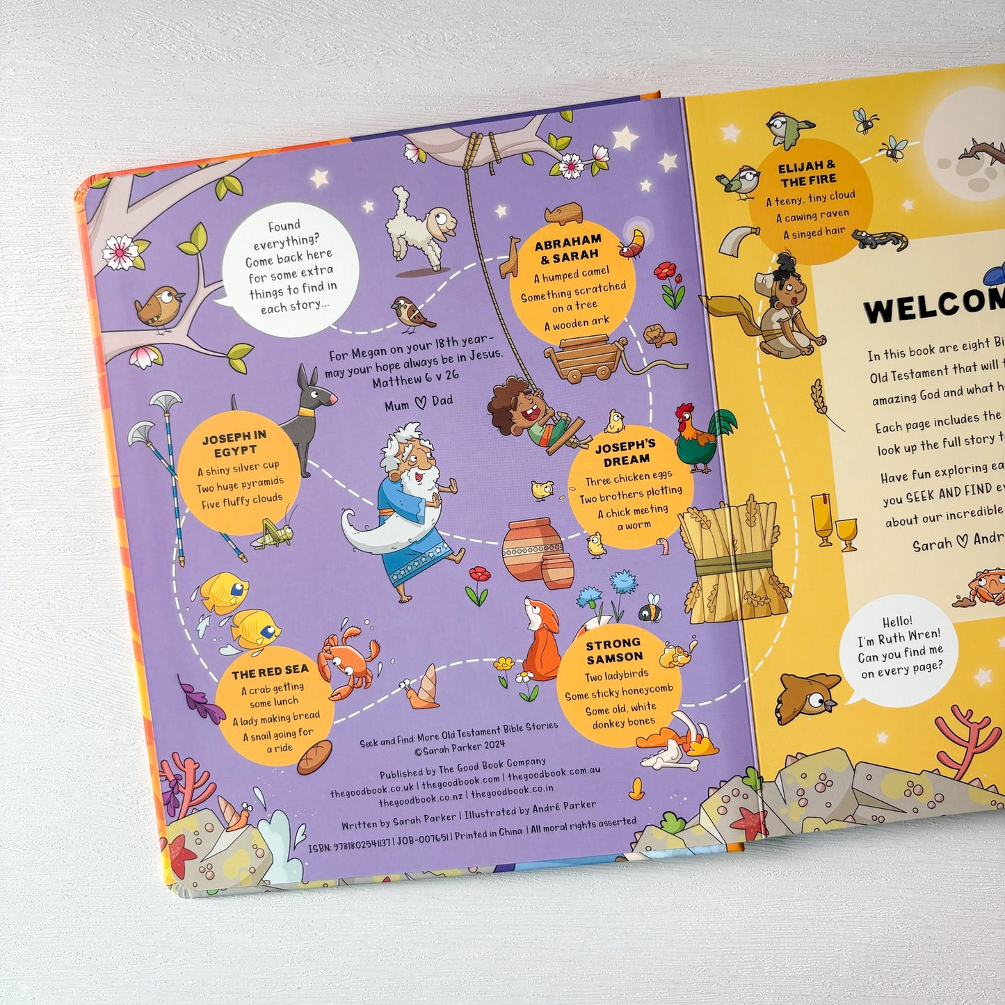 Seek and Find More Old Testament Bible Stories – Christian children’s seek-and-find book about God’s faithfulness and love.