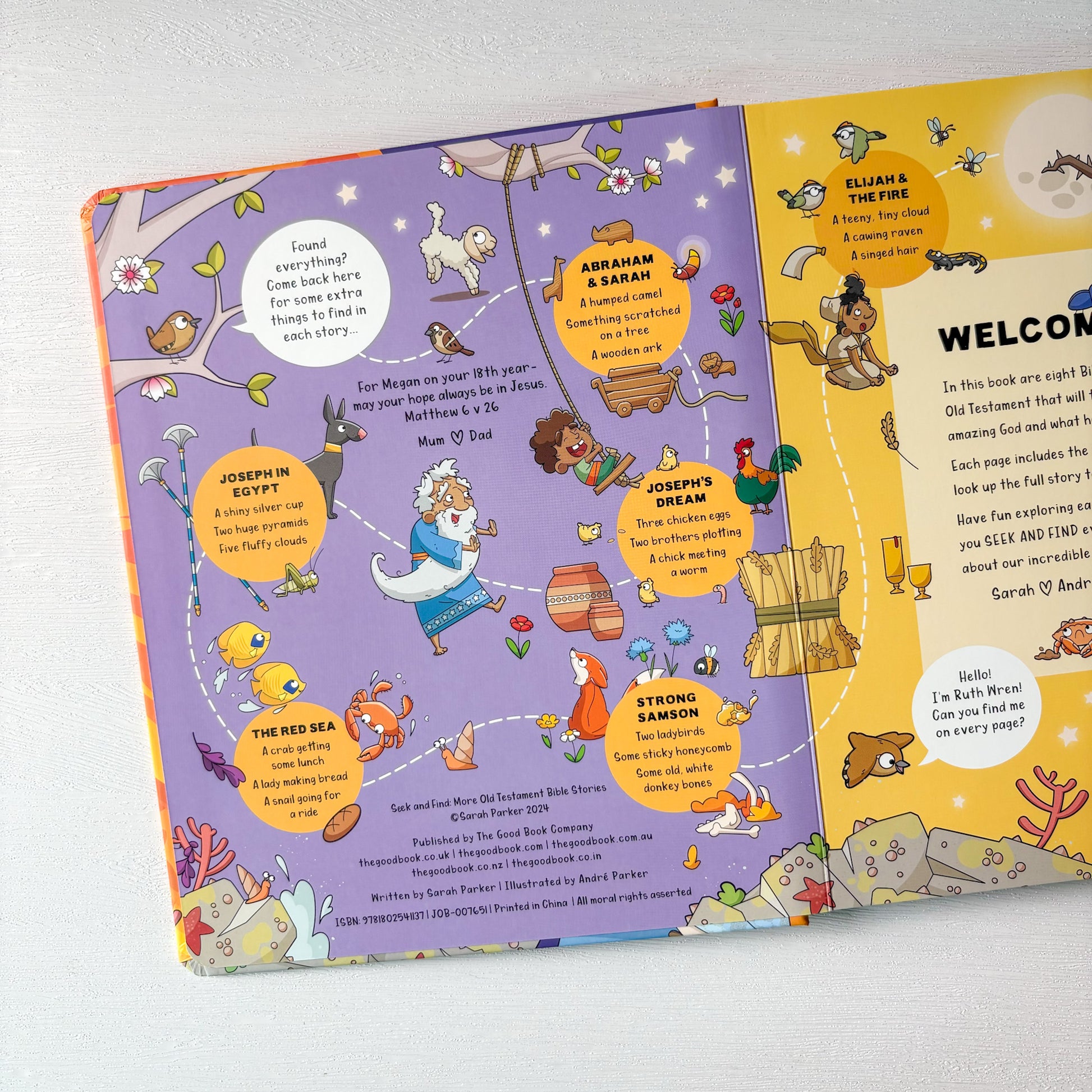 Seek and Find More Old Testament Bible Stories – Christian children’s seek-and-find book about God’s faithfulness and love.