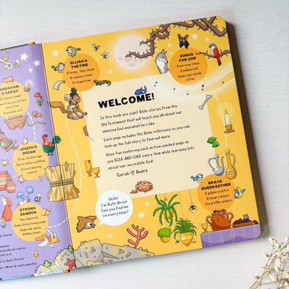 Seek and Find More Old Testament Bible Stories – Christian children’s seek-and-find book about God’s faithfulness and love.