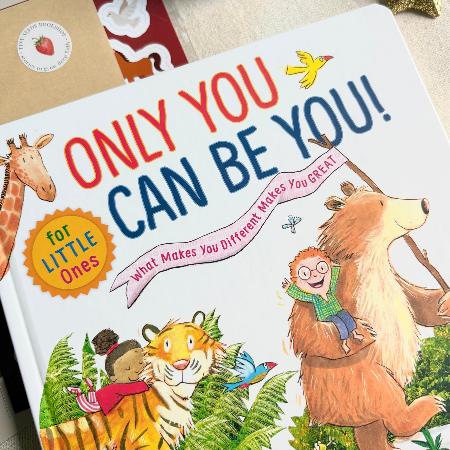 Wonderfully Made Bundle – Christian children’s gift set with Only You Can Be You and faith sticker packs.