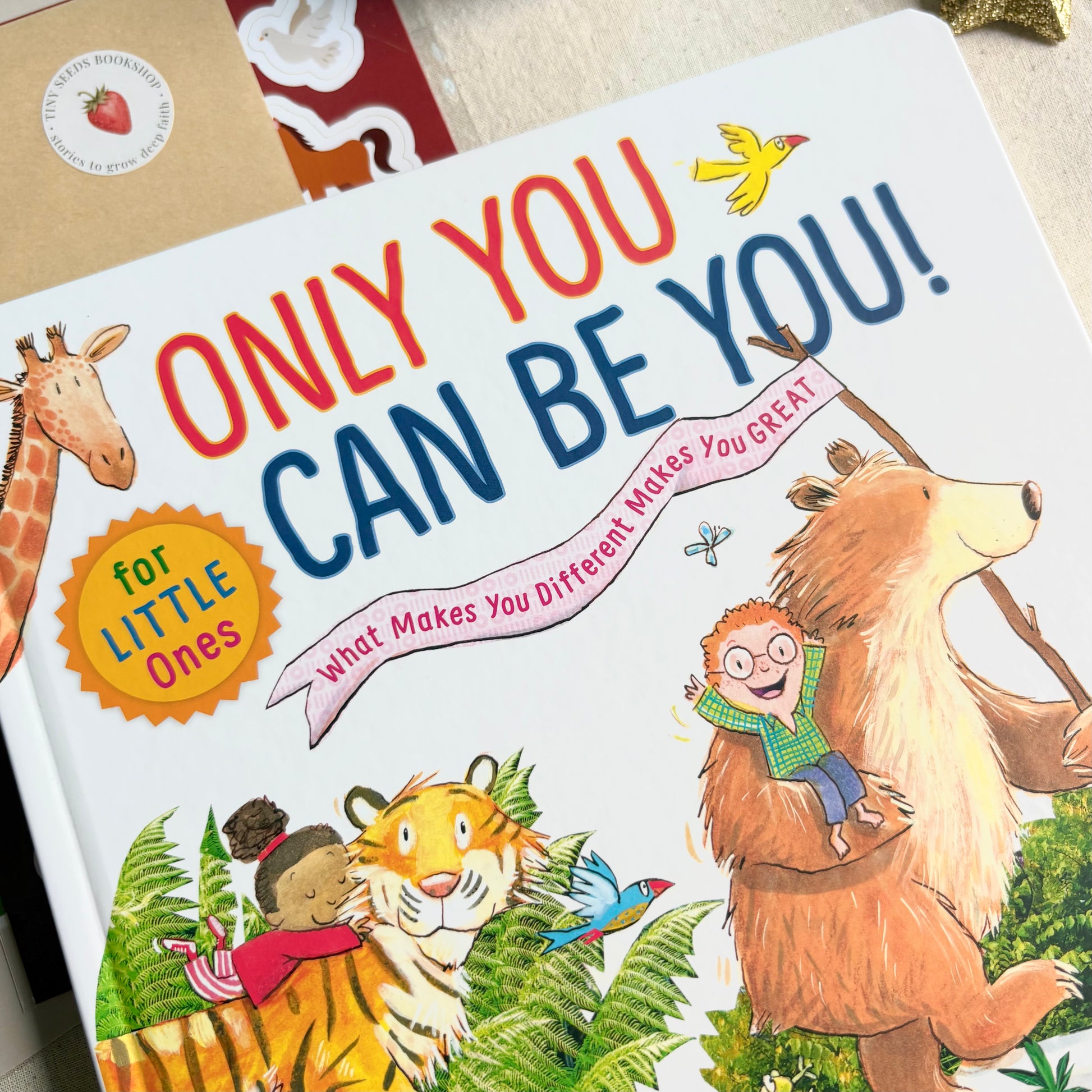 Wonderfully Made Bundle – Christian children’s gift set with Only You Can Be You and faith sticker packs.