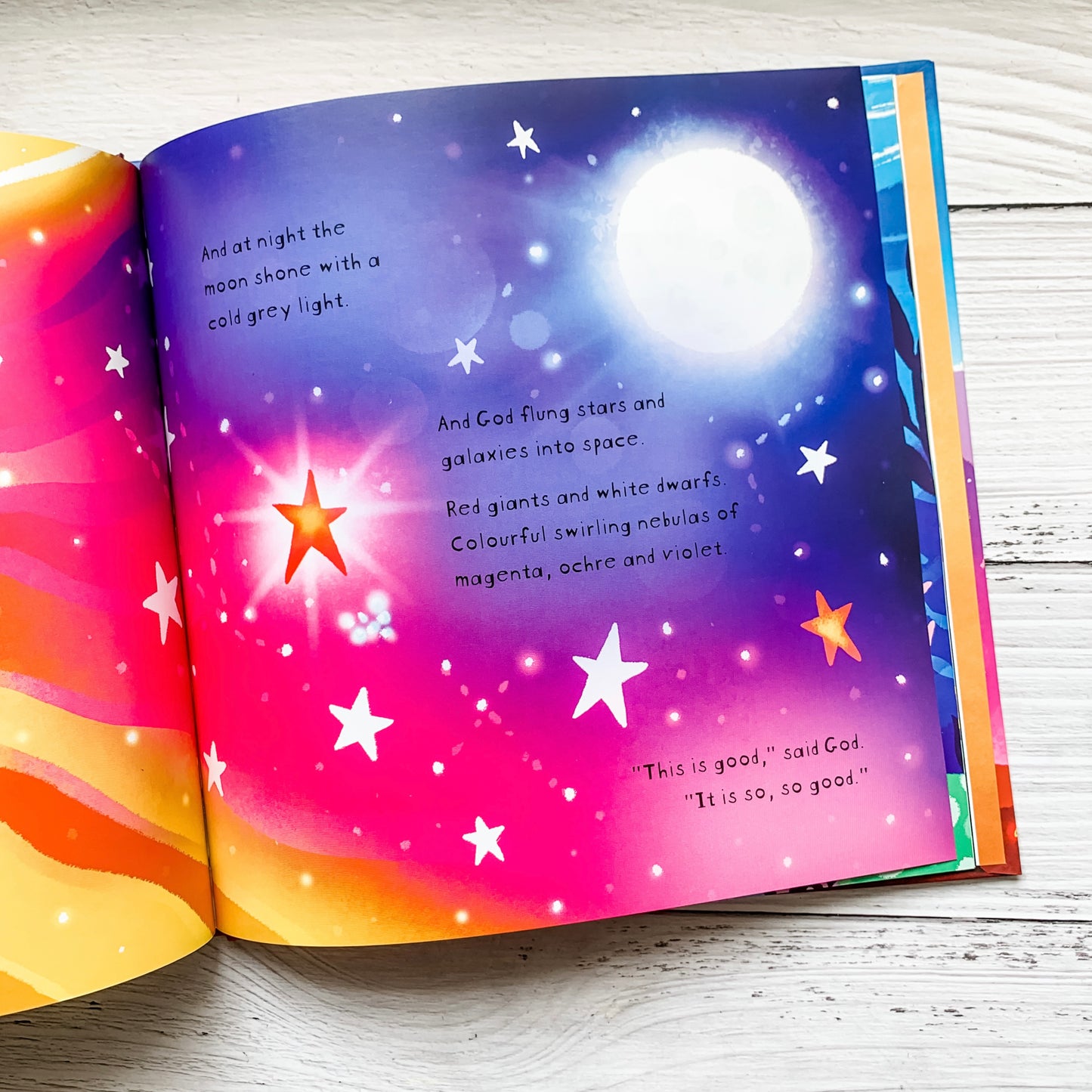 God’s Very Colourful Creation children’s Bible storybook – Genesis 1–2 story about God’s creation and love.