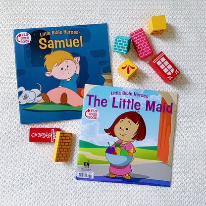 Little Bible Heroes: Samuel + The Little Maid (Flip Over Book)