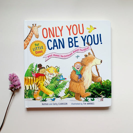 Only You Can Be You for Little Ones Christian board book – children’s story about God’s design and uniqueness.
