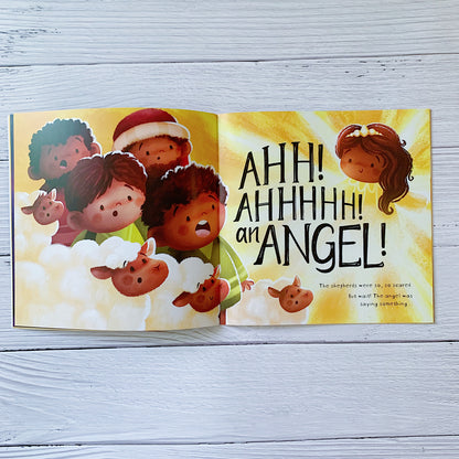 A Very Noisy Christmas children’s Bible storybook – joyful retelling of Jesus’ birth from Luke 2.