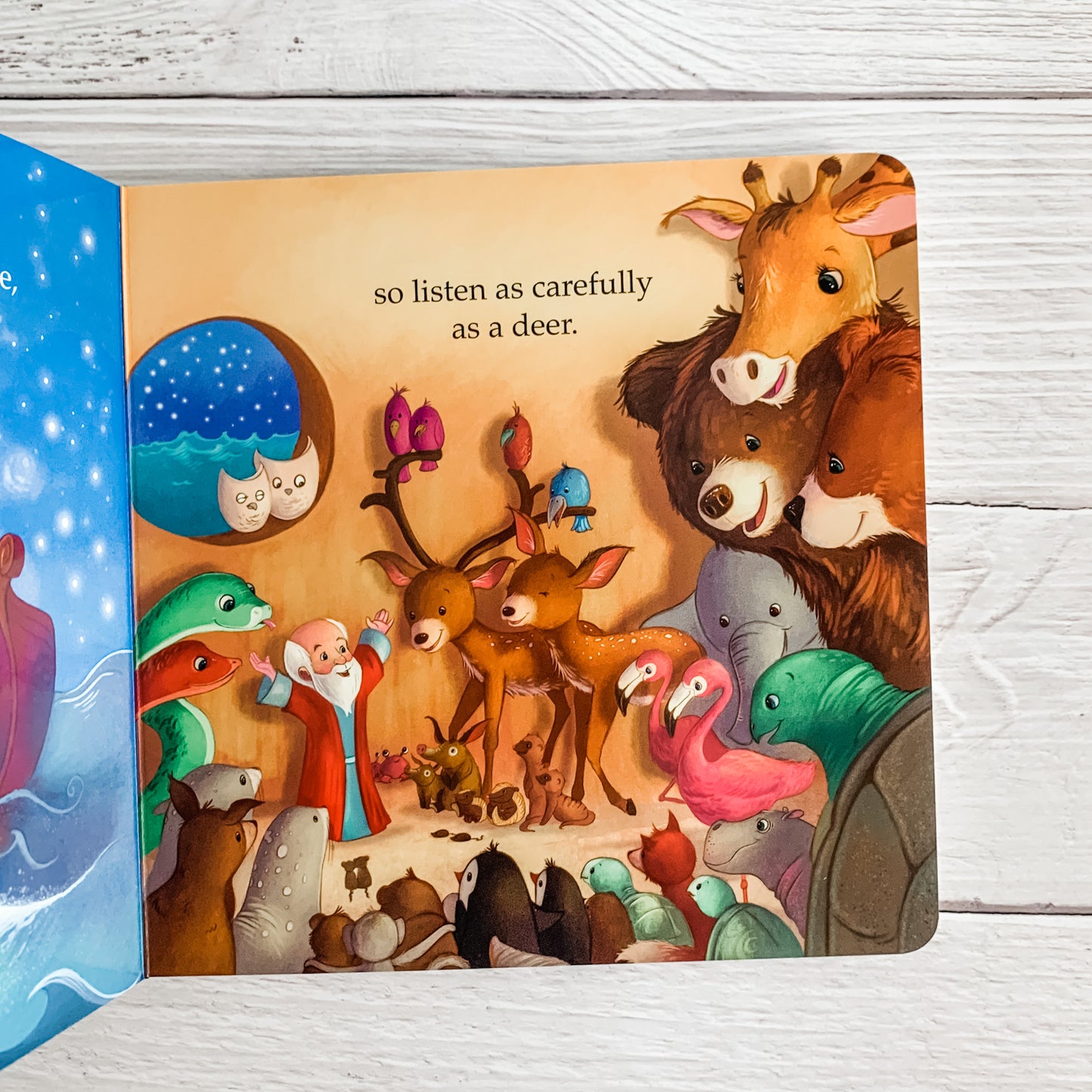 Bedtime on Noah’s Ark board book – Christian bedtime story with animal routines for toddlers