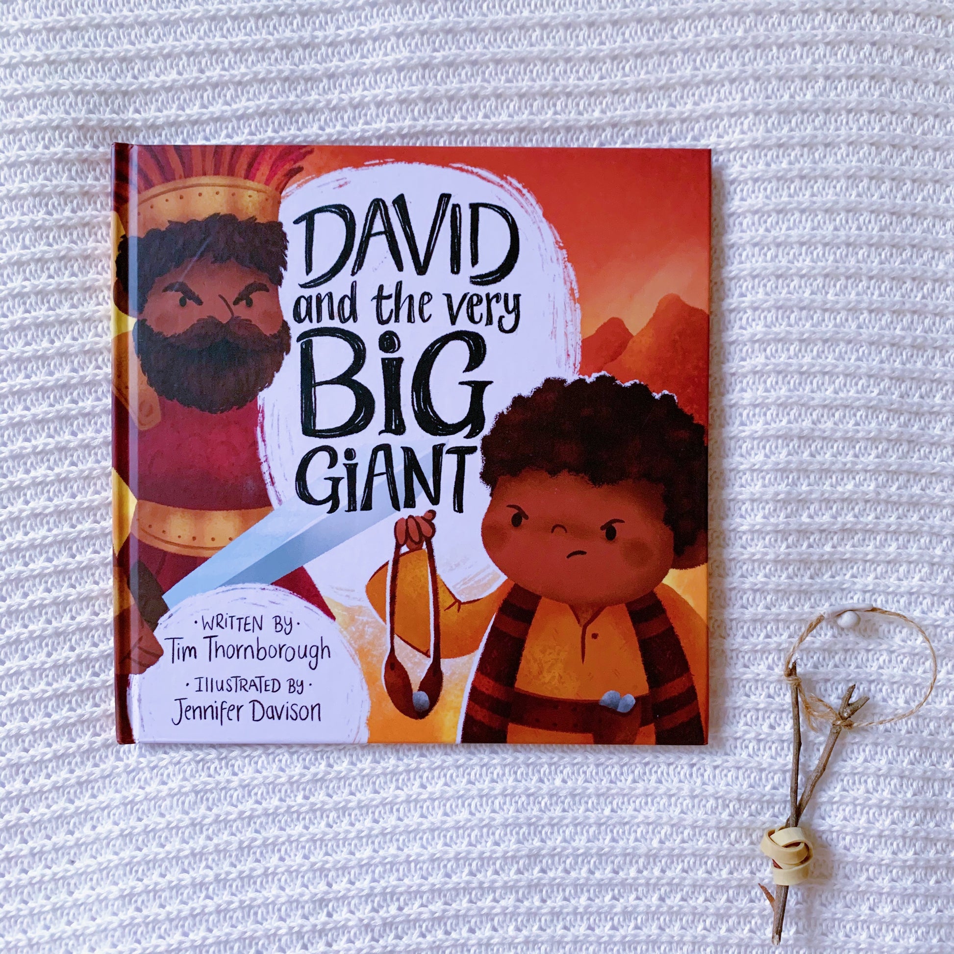 David and the Very Big Giant Christian children’s Bible storybook – story of David and Goliath, courage, and trust in God.