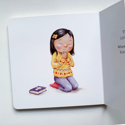 God Takes Care of Me: Psalm 23 Christian board book – story about God’s love, care, and protection for little ones.