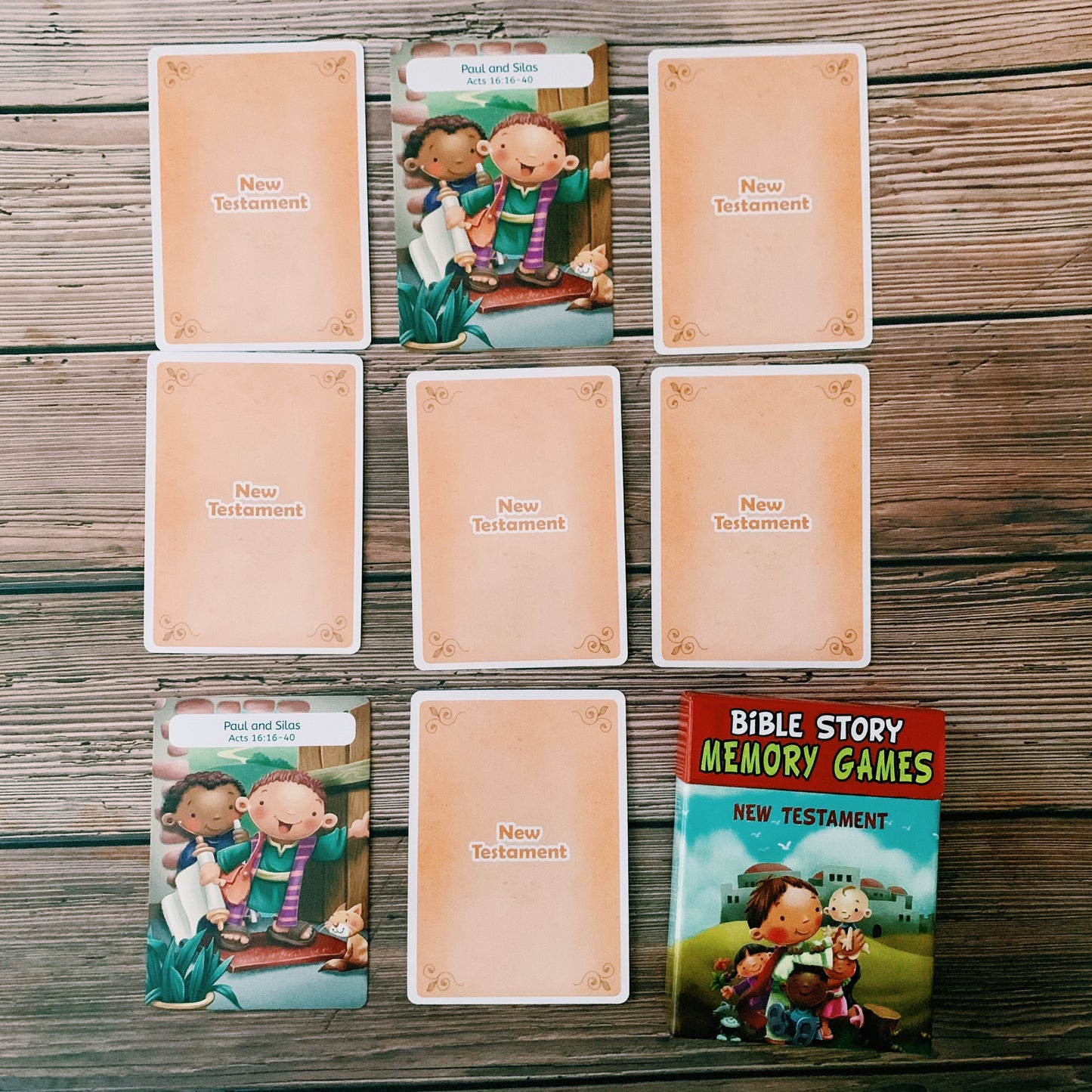 Bible Story Memory Game Card Set