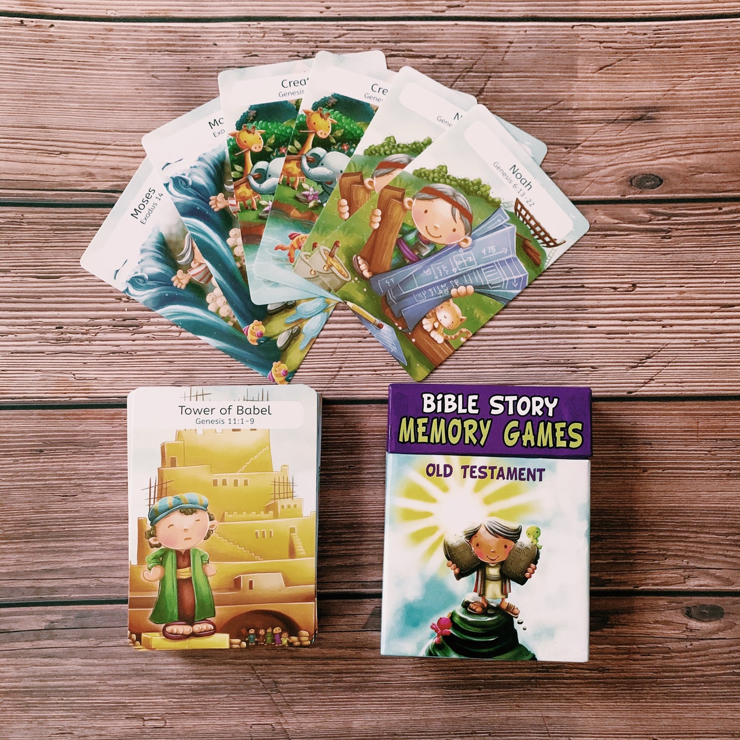 Bible Story Memory Game Card Set