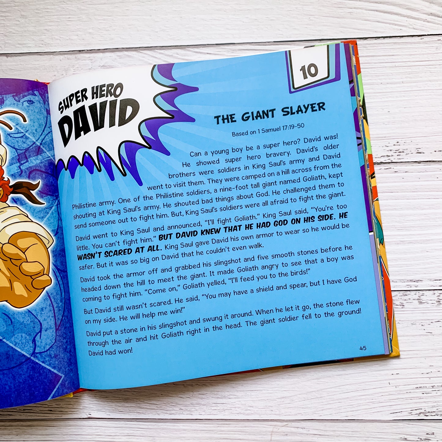 Super Heroes Storybook: Strong and brave Bible heroes who changed the world for Jesus