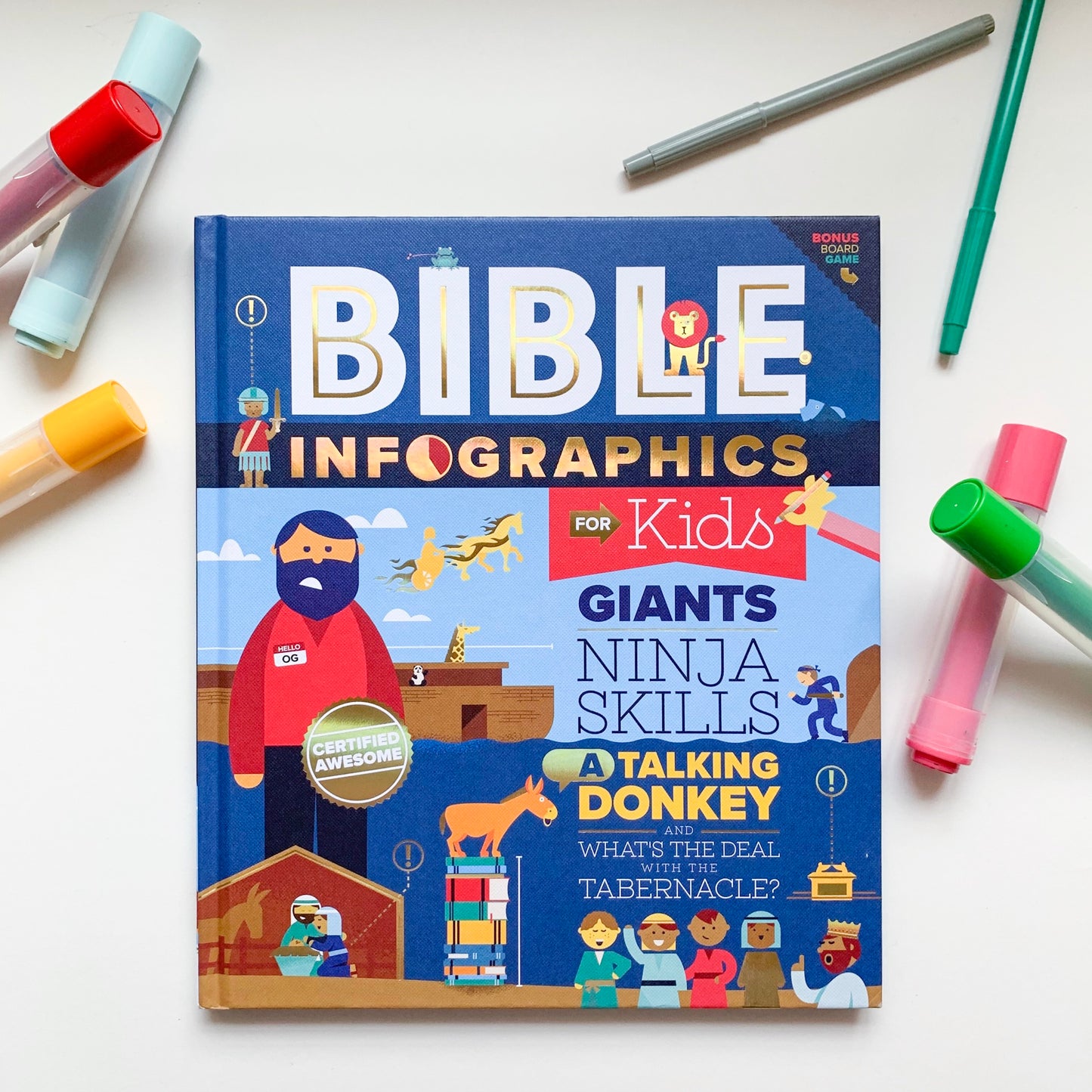 Bible Infographics for Kids: Giants, Ninja Skills, a Talking Donkey, and What's the Deal with the Tabernacle? - tiny-seeds-bookshop-christian-books-for-kids