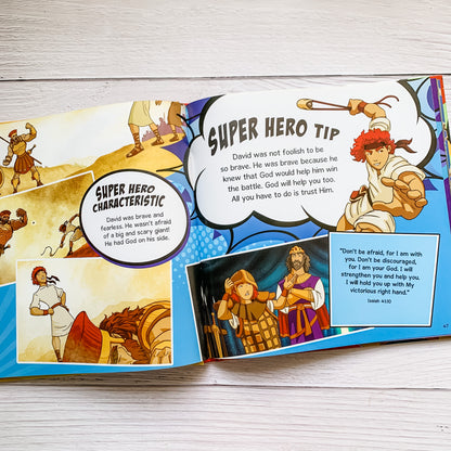 Super Heroes Storybook: Strong and brave Bible heroes who changed the world for Jesus