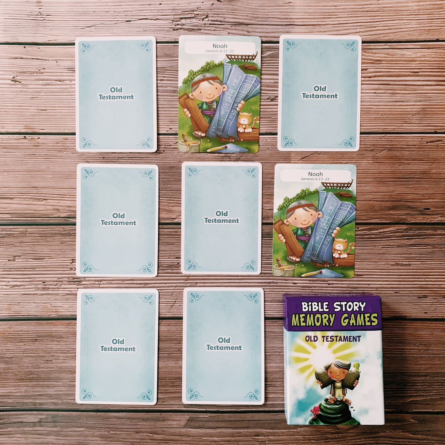 Bible Story Memory Game Card Set