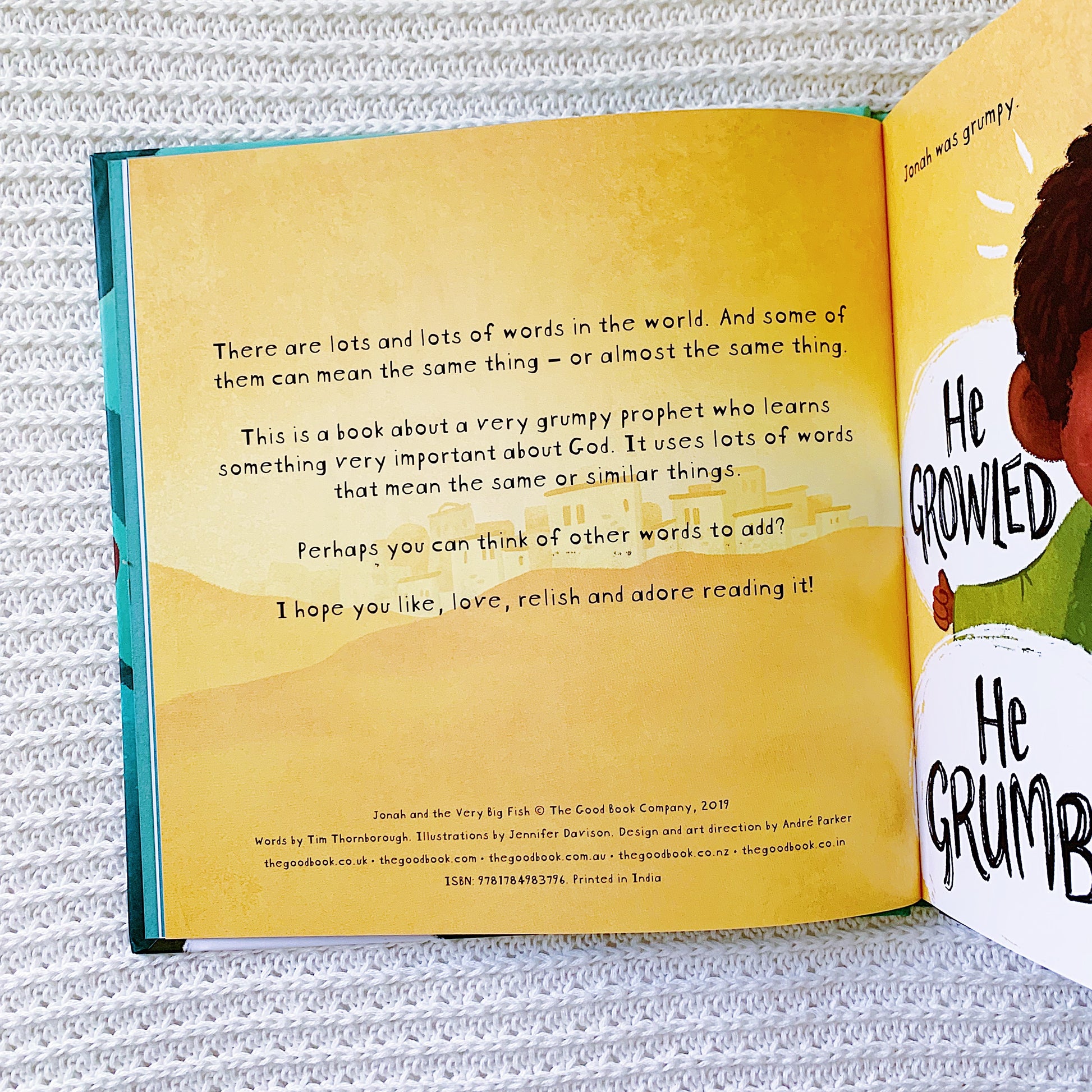 Jonah and the Very Big Fish Christian children’s Bible storybook – story of Jonah, God’s mercy, and forgiveness.