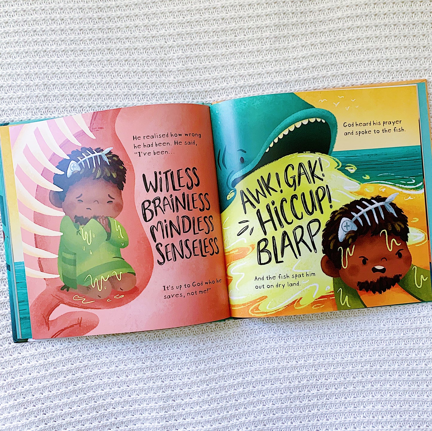 Jonah and the Very Big Fish Christian children’s Bible storybook – story of Jonah, God’s mercy, and forgiveness.