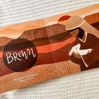 Psalm 23: A Colors Primer board book for babies and toddlers.