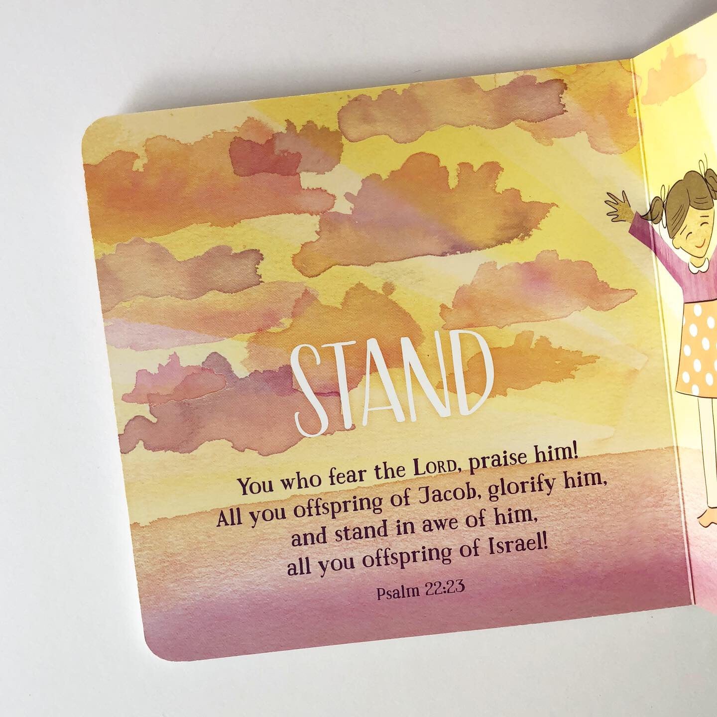 Psalms of Praise: A Movement Primer – Christian board book about worship and praise for toddlers.