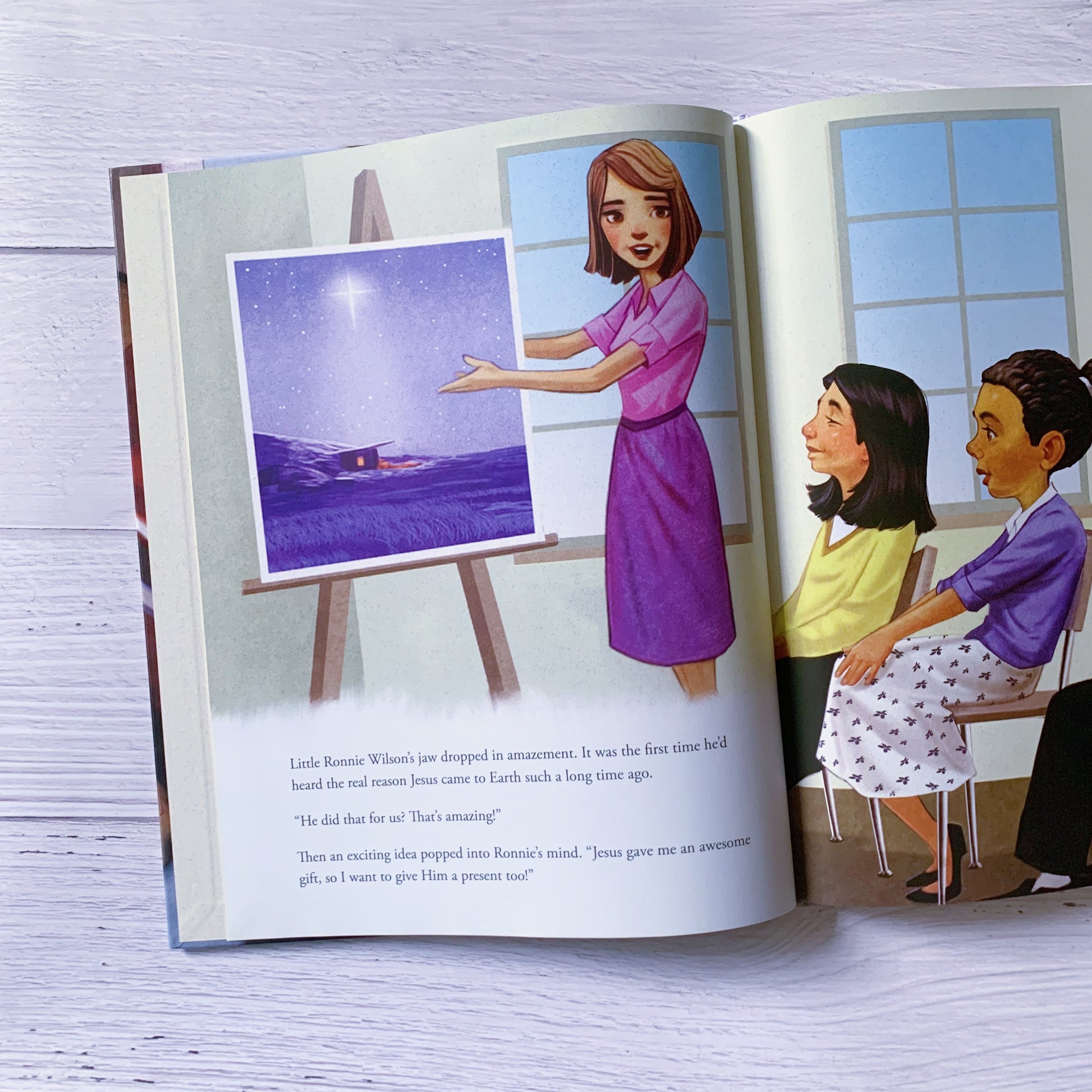 Ronnie Wilson’s Gift Christian children’s book – story about giving, kindness, and loving like Jesus.