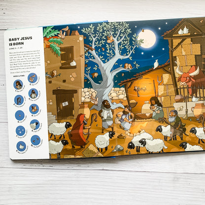 Seek and Find New Testament Bible Stories – Christian children’s activity book about Jesus and the early church.