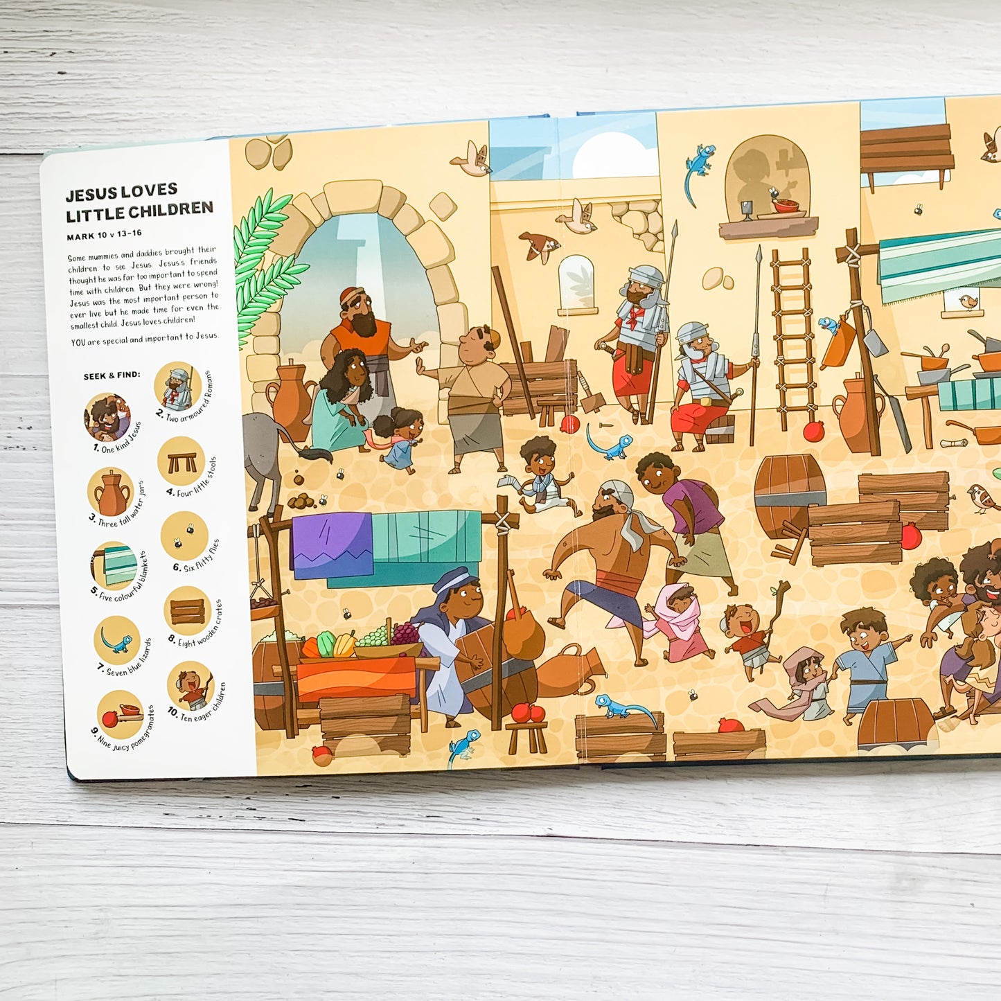Seek and Find New Testament Bible Stories – Christian children’s activity book about Jesus and the early church.