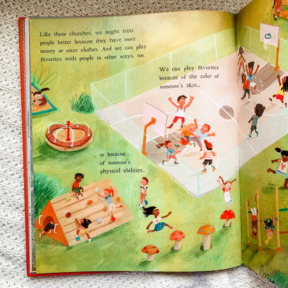 The Big Wide Welcome Christian picture book – children’s story about God’s inclusive love and kindness.