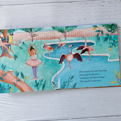 The Day God Made You for Little Ones Christian board book – story about God’s love and creation for babies and toddlers.