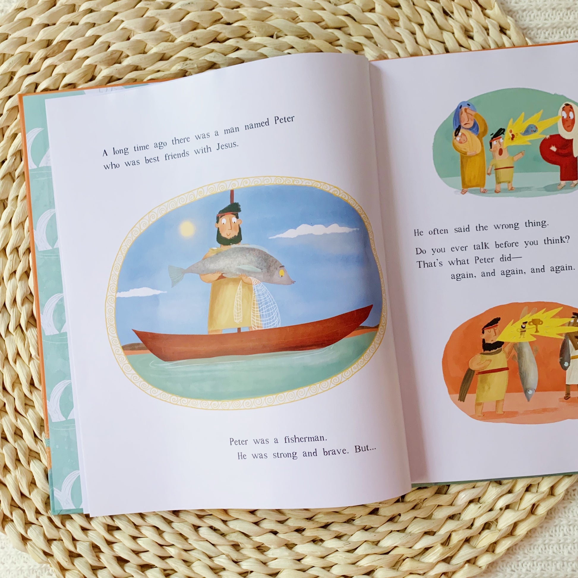 The Friend Who Forgives Christian children’s Bible storybook – story of Peter and Jesus’ forgiveness, love, and grace.