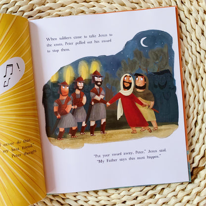 The Friend Who Forgives Christian children’s Bible storybook – story of Peter and Jesus’ forgiveness, love, and grace.