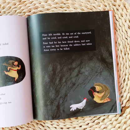 The Friend Who Forgives Christian children’s Bible storybook – story of Peter and Jesus’ forgiveness, love, and grace.