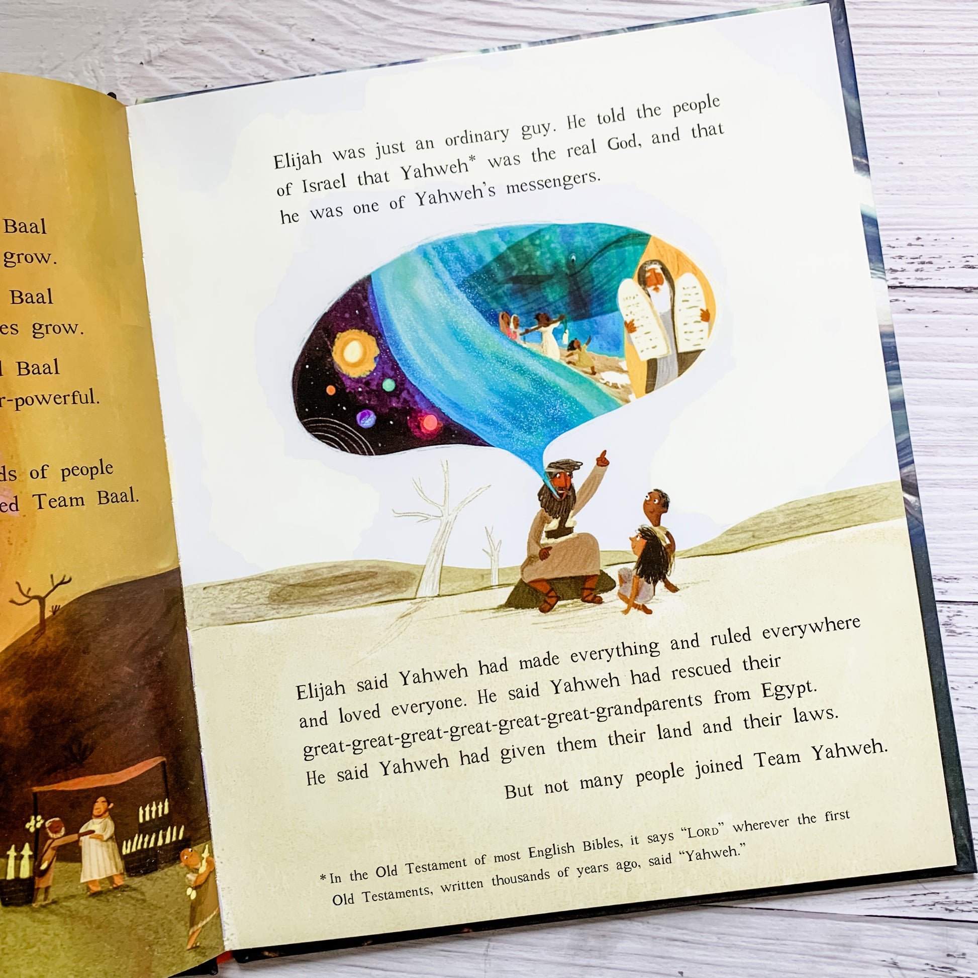 The God Contest Christian children’s Bible storybook – Elijah and Jesus story about God’s power, victory, and love.